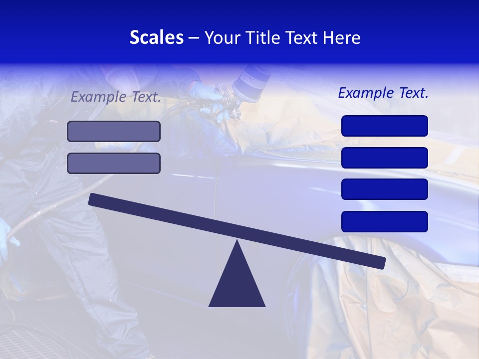 Front Painting Car PowerPoint Template