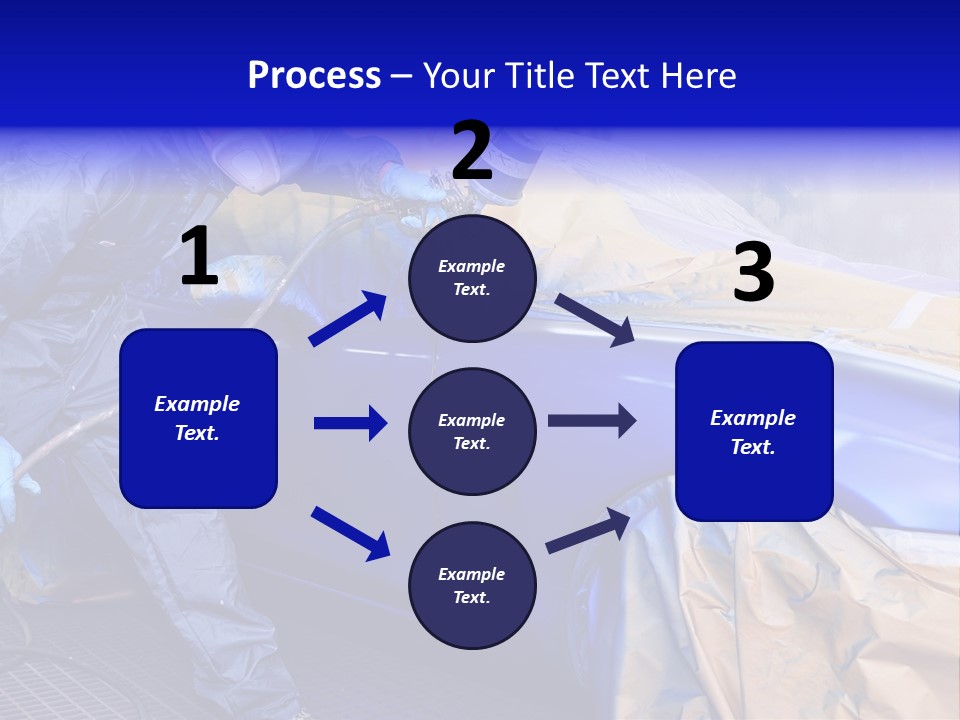 Front Painting Car PowerPoint Template