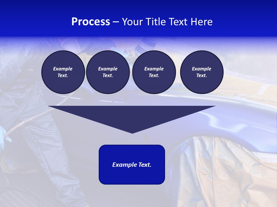 Front Painting Car PowerPoint Template