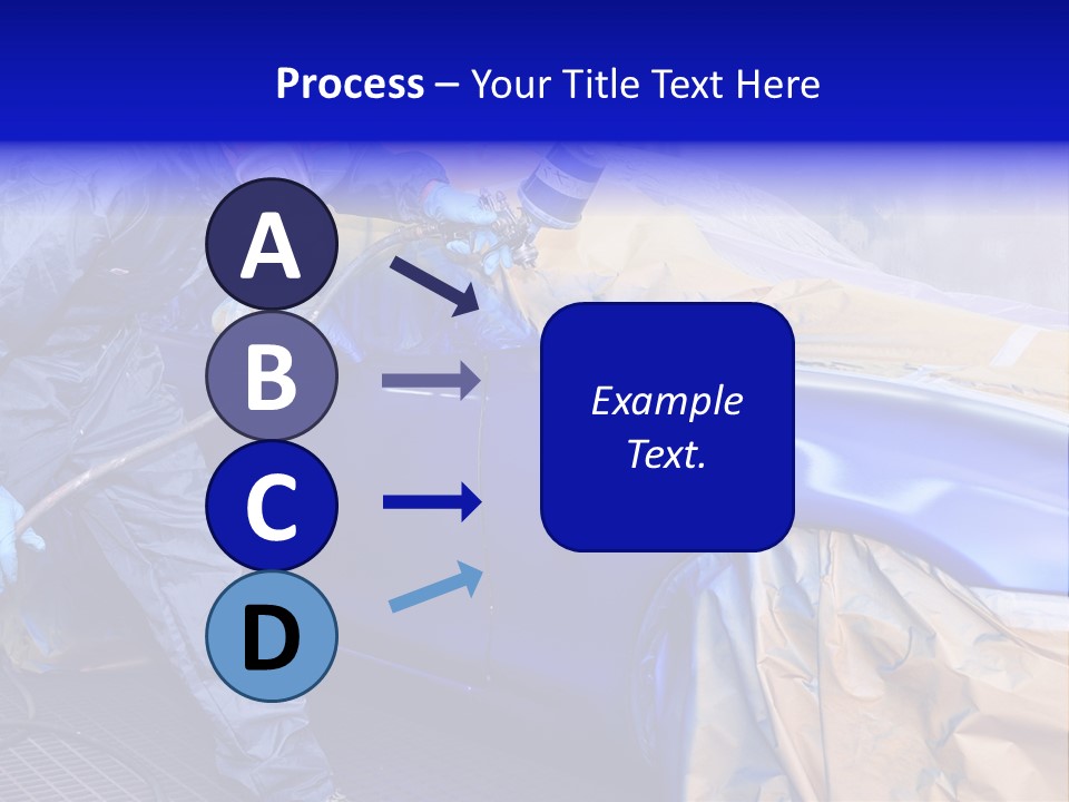 Front Painting Car PowerPoint Template