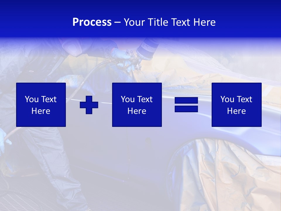 Front Painting Car PowerPoint Template