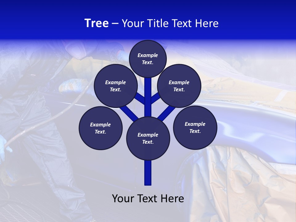 Front Painting Car PowerPoint Template