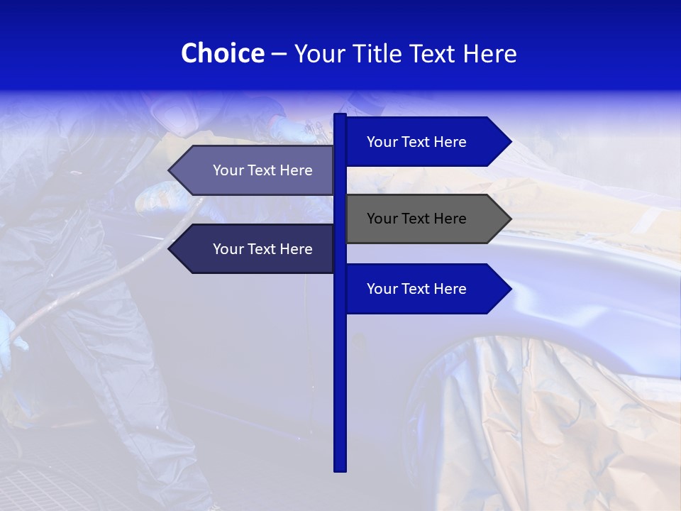 Front Painting Car PowerPoint Template