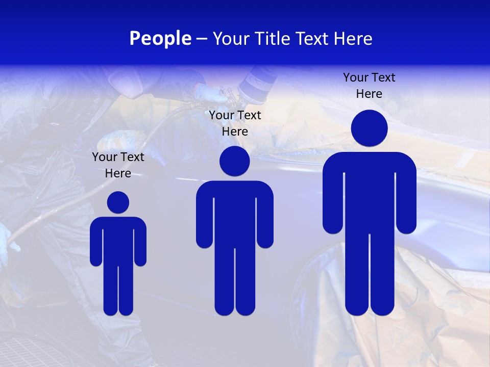 Front Painting Car PowerPoint Template