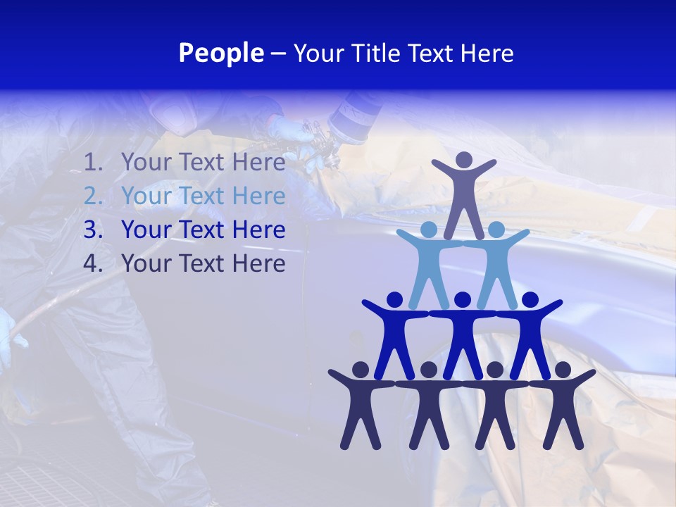 Front Painting Car PowerPoint Template