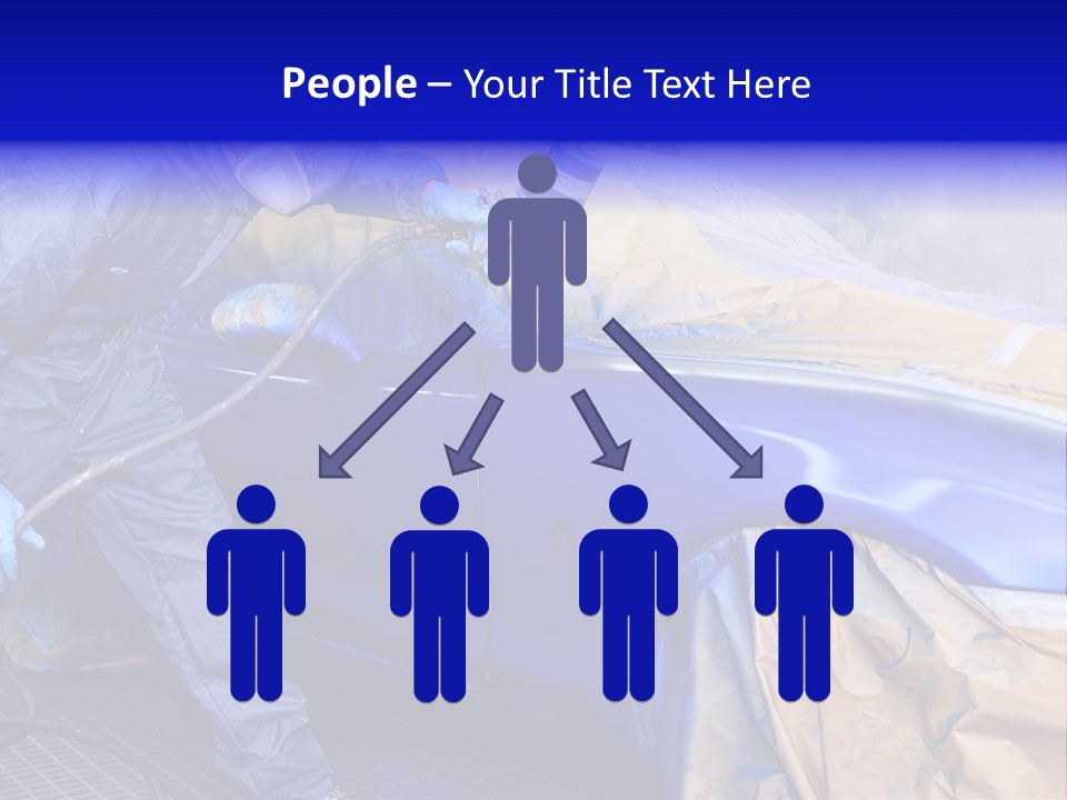 Front Painting Car PowerPoint Template