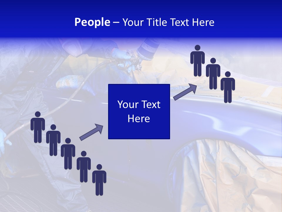 Front Painting Car PowerPoint Template