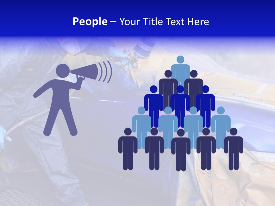 Front Painting Car PowerPoint Template