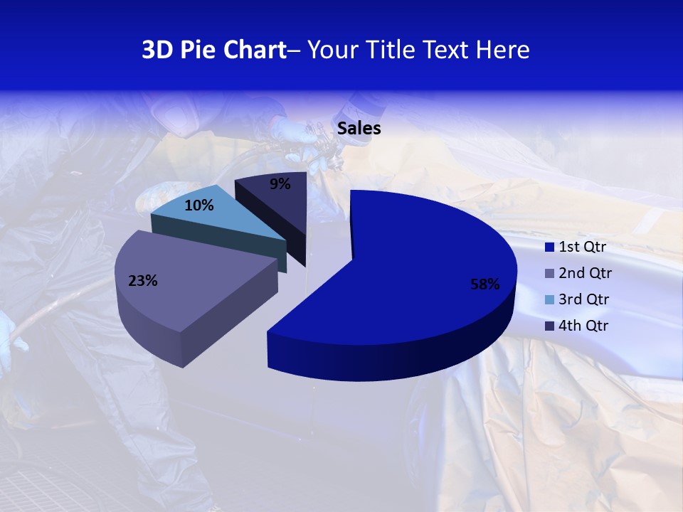 Front Painting Car PowerPoint Template