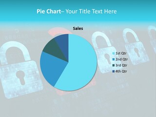 Hole Access Lock PowerPoint Template