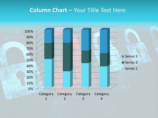 Hole Access Lock PowerPoint Template