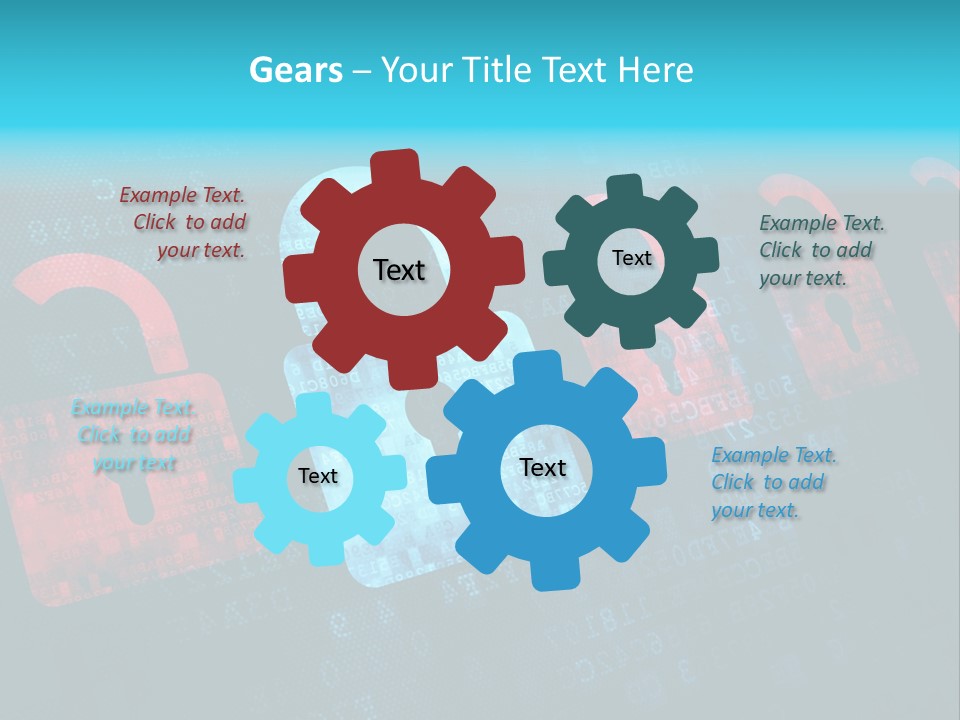 System Hack Encryption PowerPoint Template