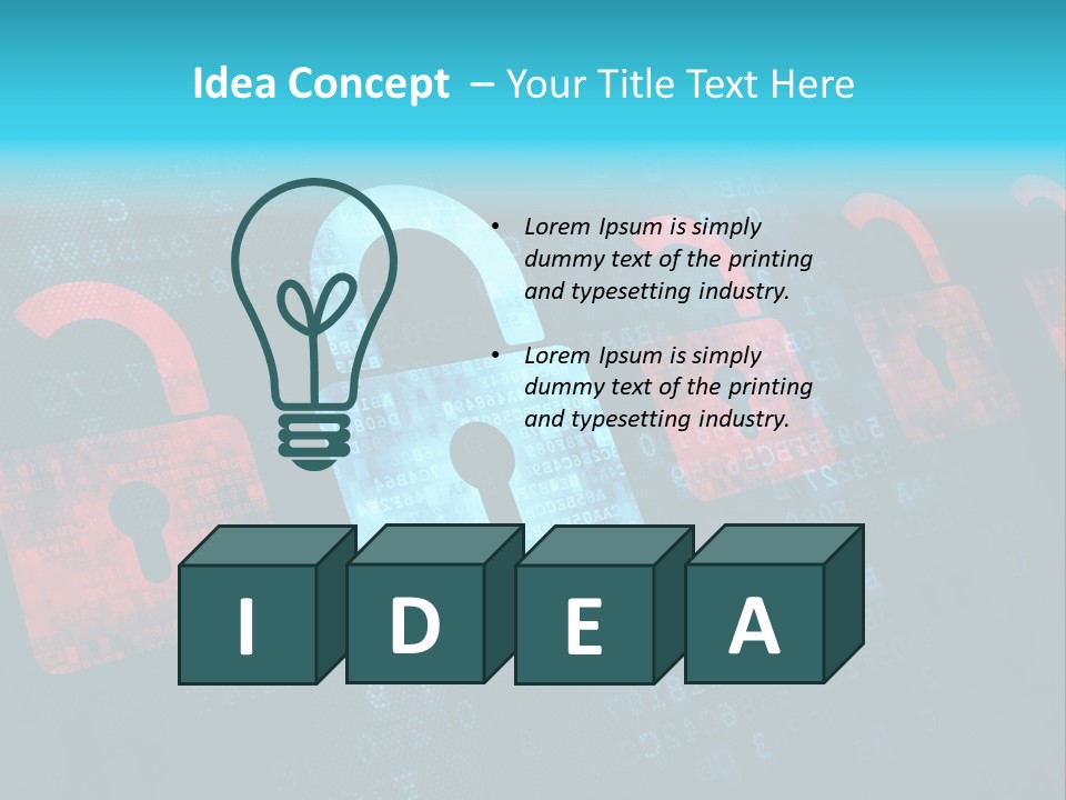 System Hack Encryption PowerPoint Template