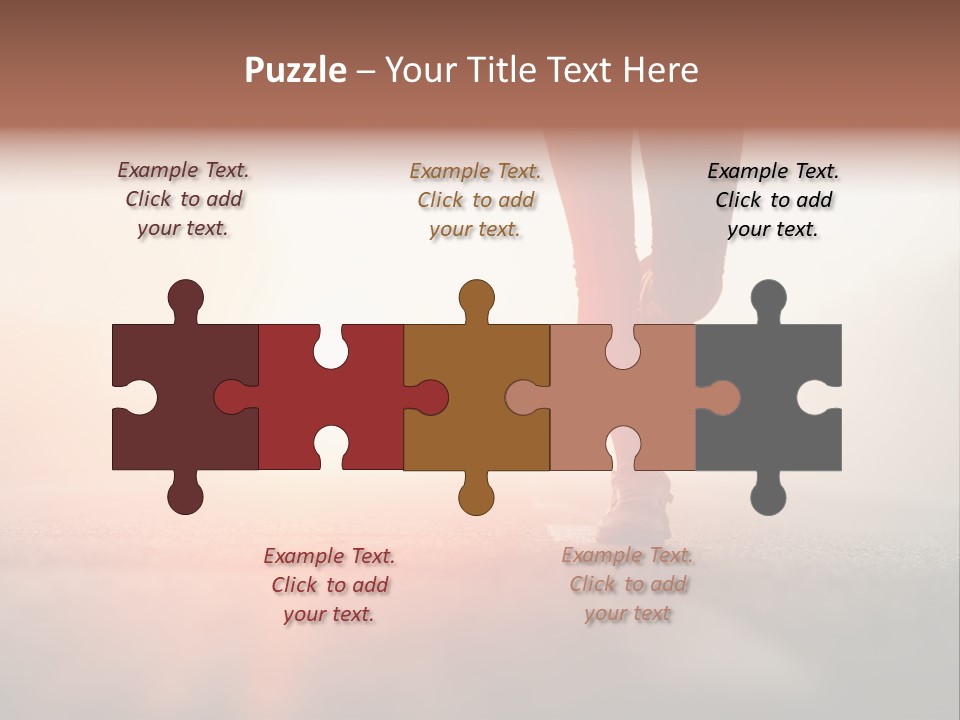 Activity Woman Training PowerPoint Template