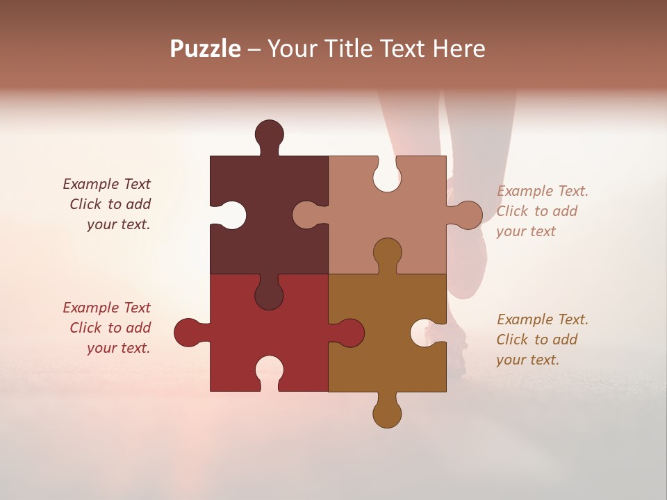 Activity Woman Training PowerPoint Template