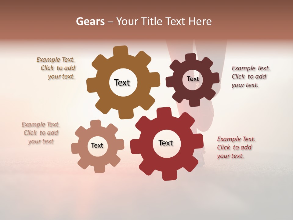 Activity Woman Training PowerPoint Template