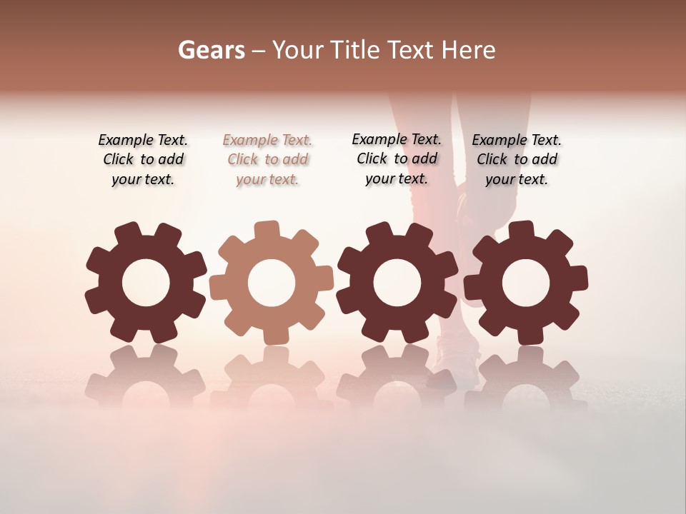 Activity Woman Training PowerPoint Template