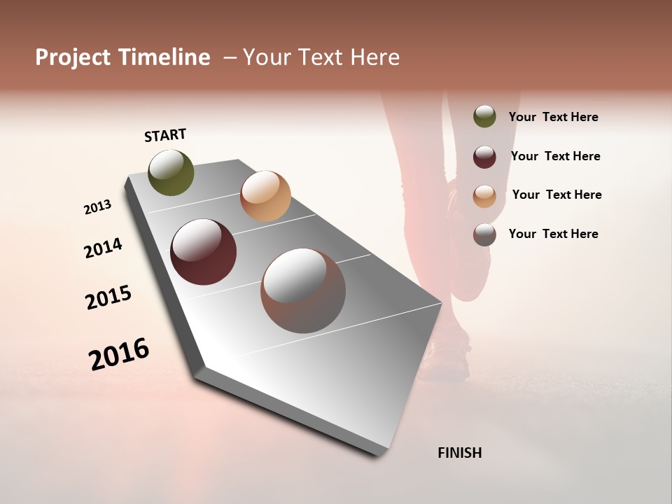 Activity Woman Training PowerPoint Template