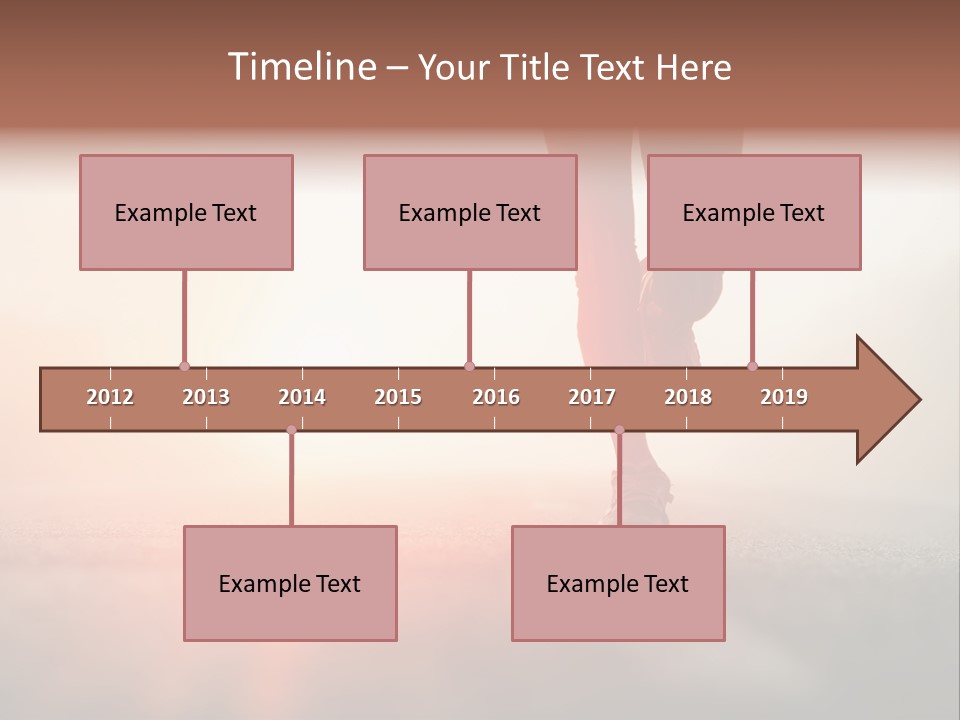 Activity Woman Training PowerPoint Template