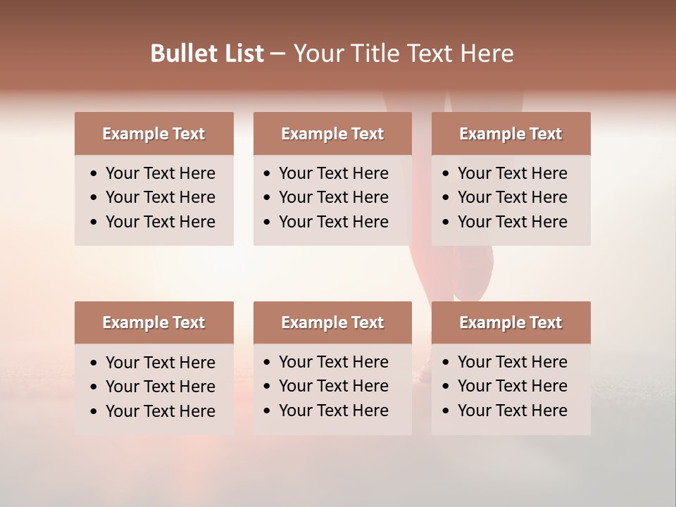Activity Woman Training PowerPoint Template