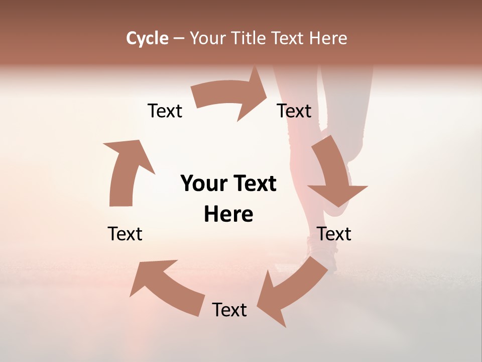 Activity Woman Training PowerPoint Template