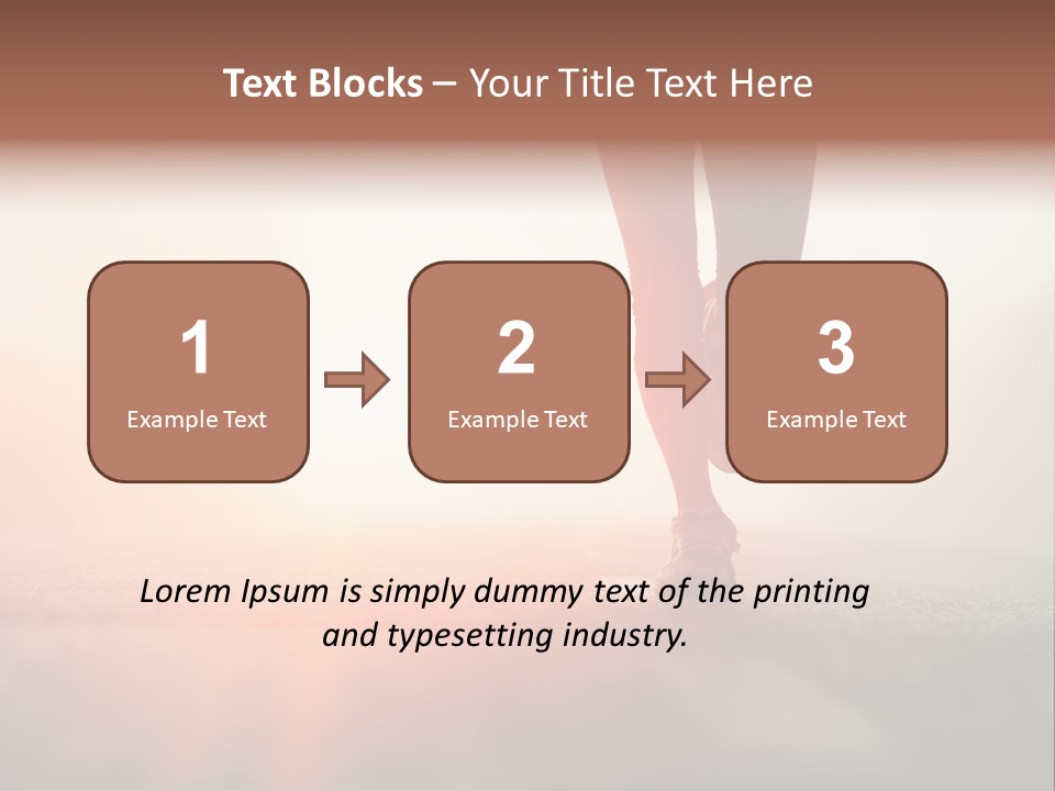 Activity Woman Training PowerPoint Template
