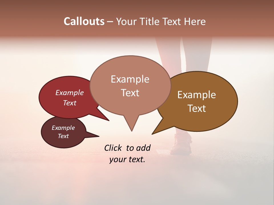 Activity Woman Training PowerPoint Template