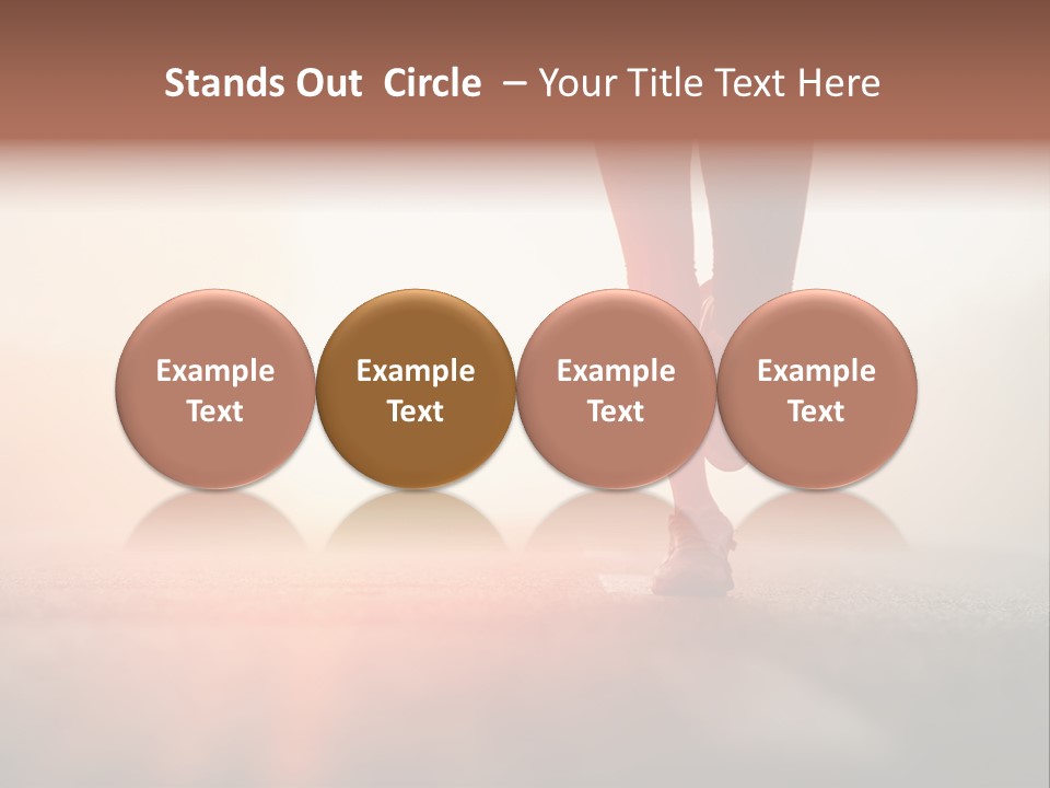 Activity Woman Training PowerPoint Template