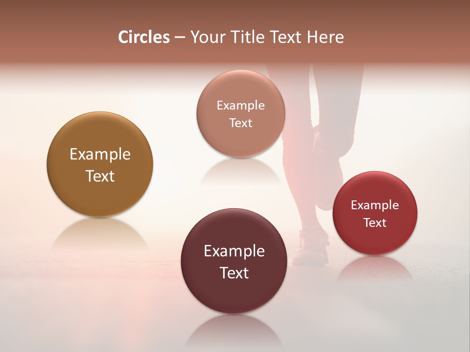 Activity Woman Training PowerPoint Template