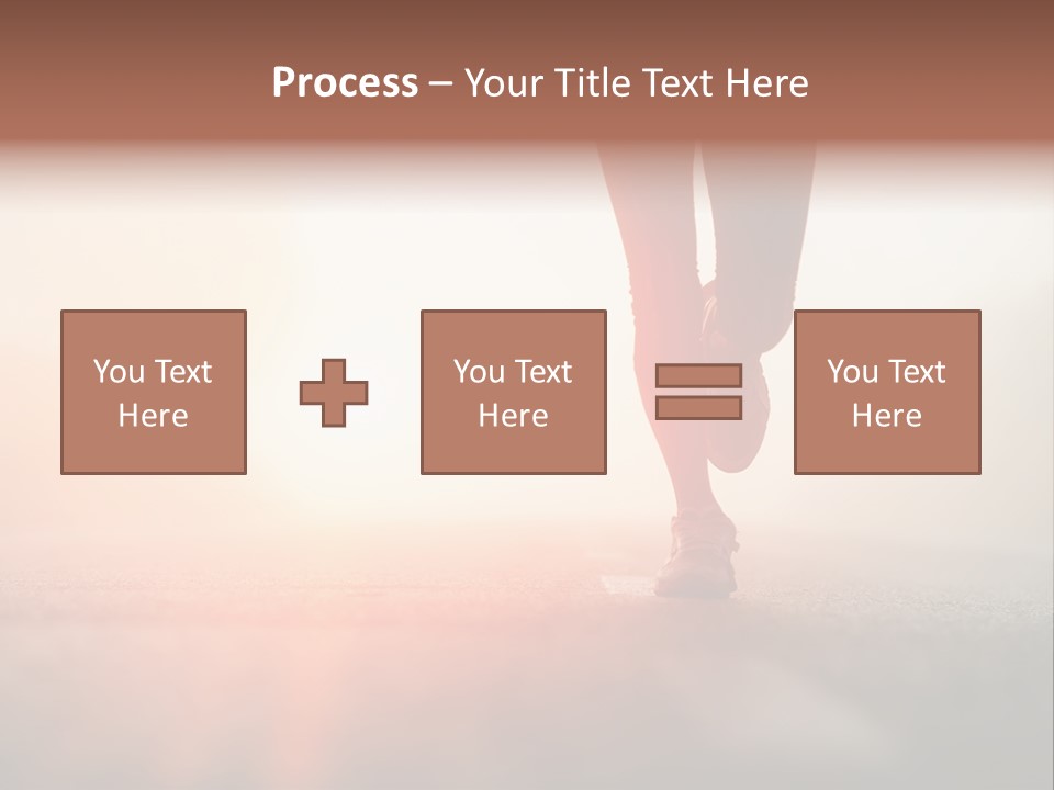 Activity Woman Training PowerPoint Template