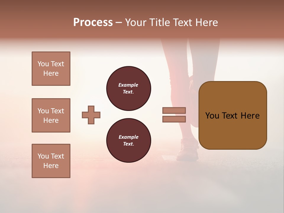 Activity Woman Training PowerPoint Template