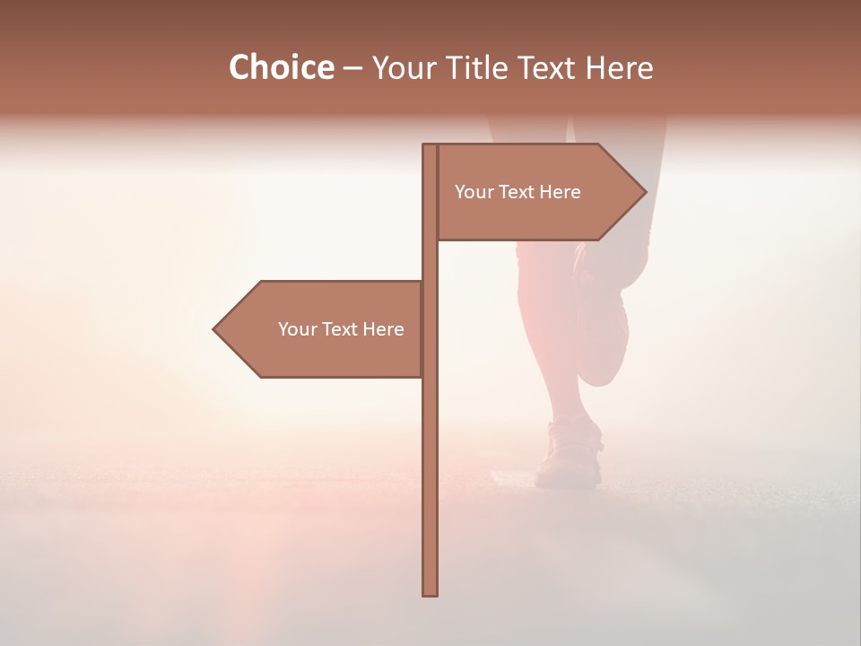 Activity Woman Training PowerPoint Template