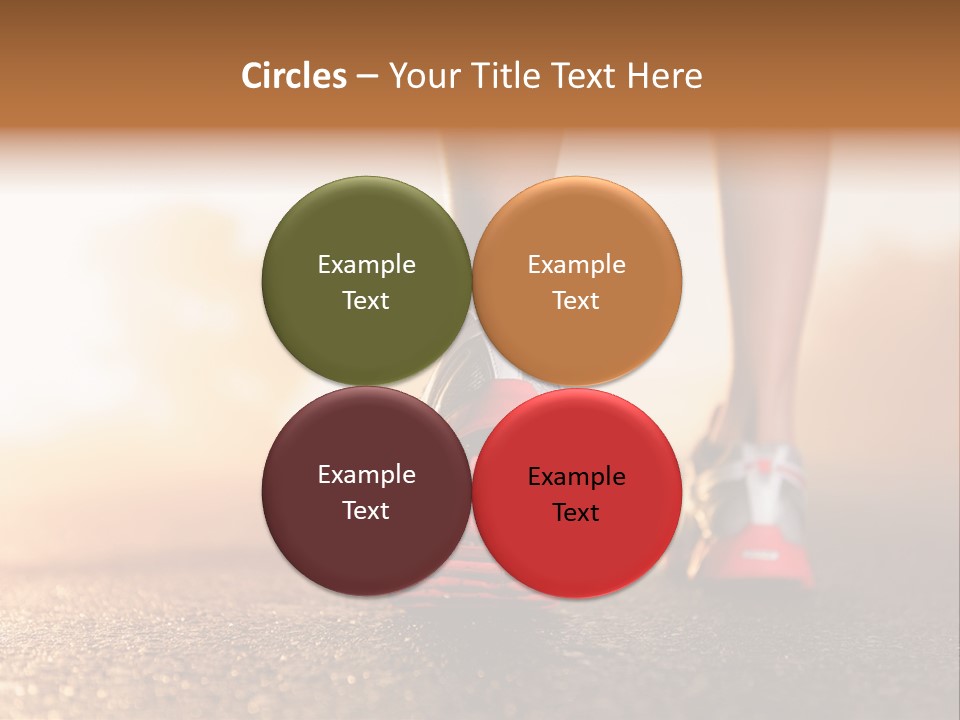 Action Sunset Lifestyle PowerPoint Template