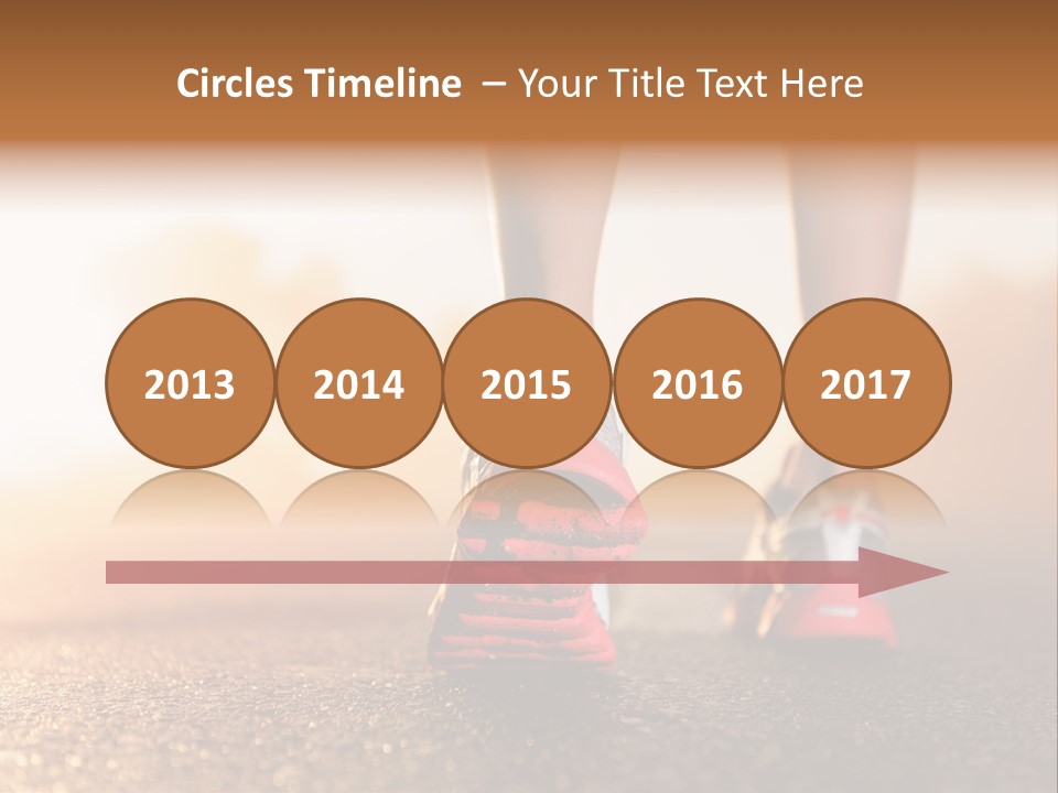 Action Sunset Lifestyle PowerPoint Template