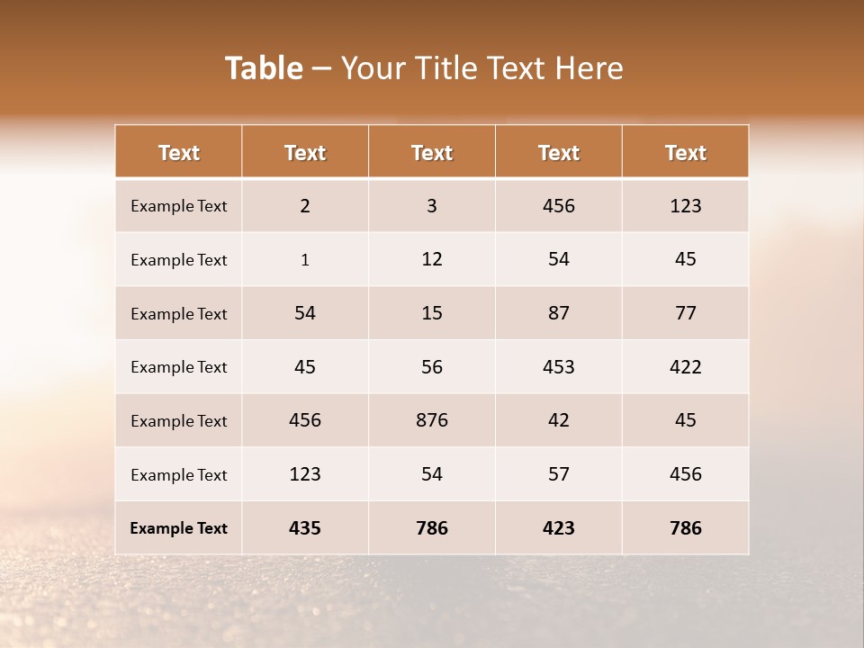Action Sunset Lifestyle PowerPoint Template