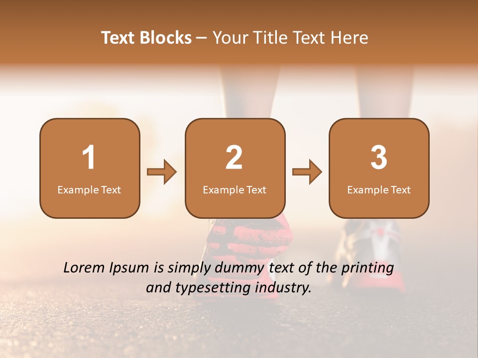 Action Sunset Lifestyle PowerPoint Template
