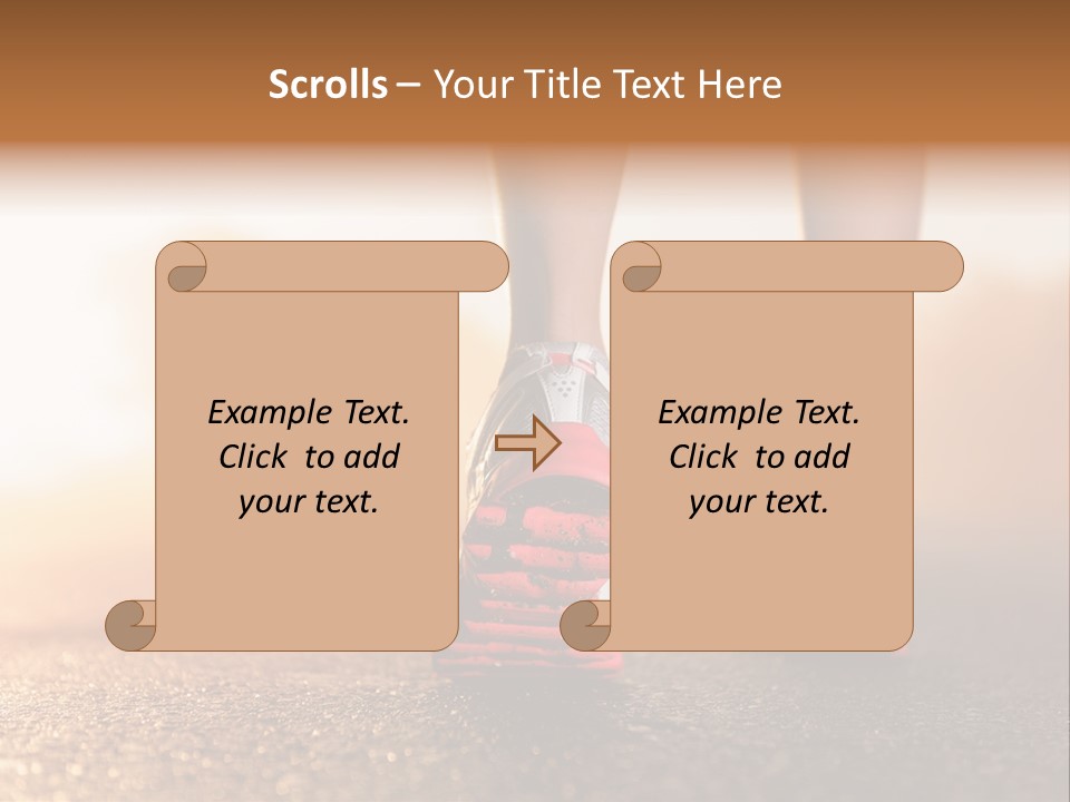 Action Sunset Lifestyle PowerPoint Template