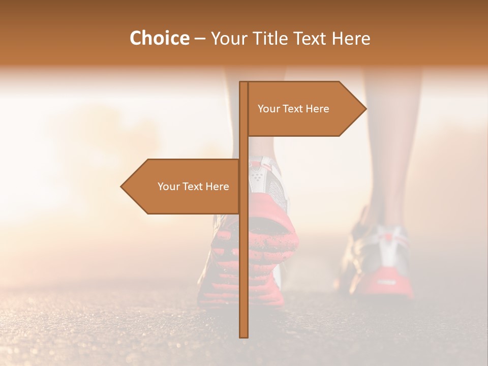 Action Sunset Lifestyle PowerPoint Template