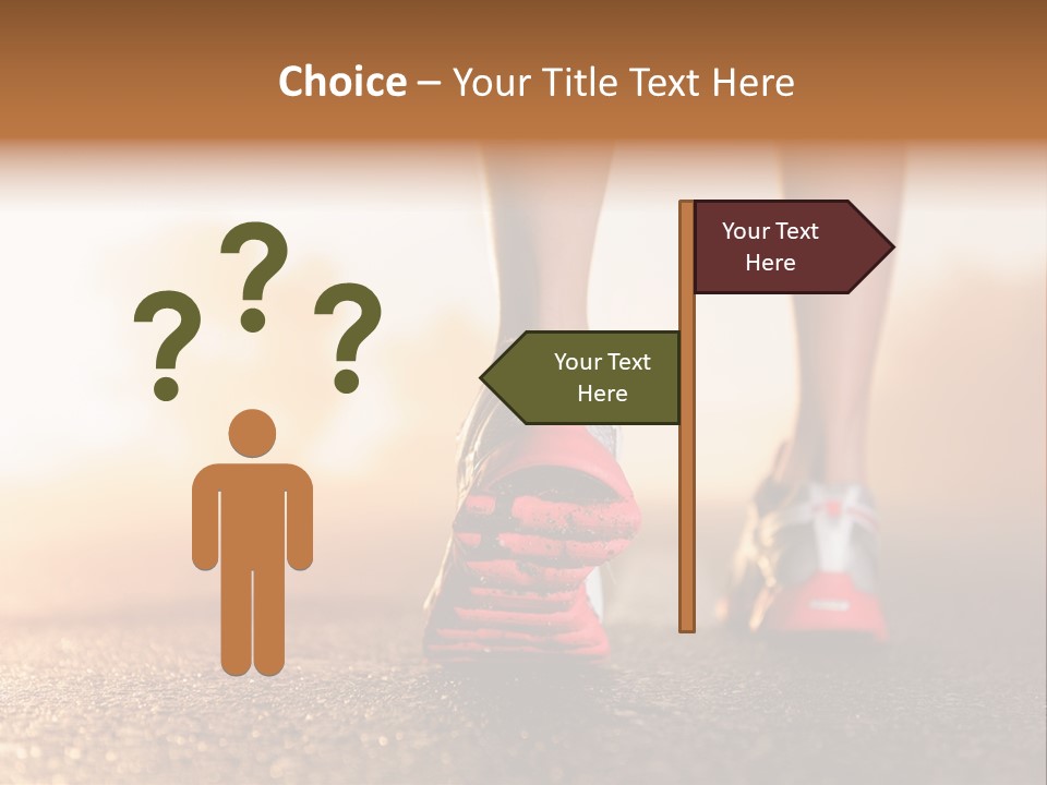 Action Sunset Lifestyle PowerPoint Template