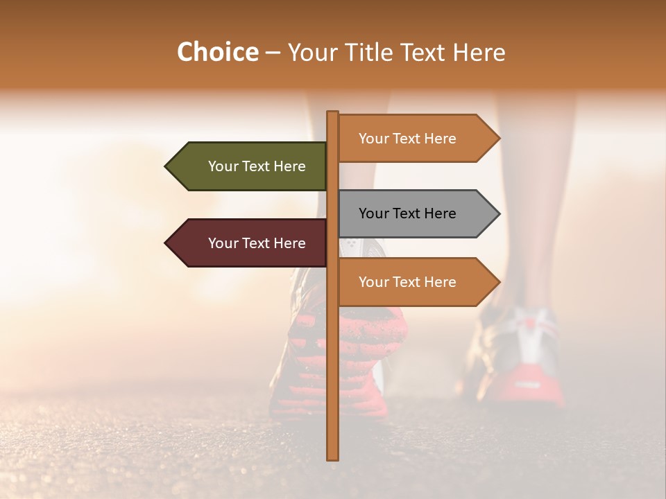 Action Sunset Lifestyle PowerPoint Template