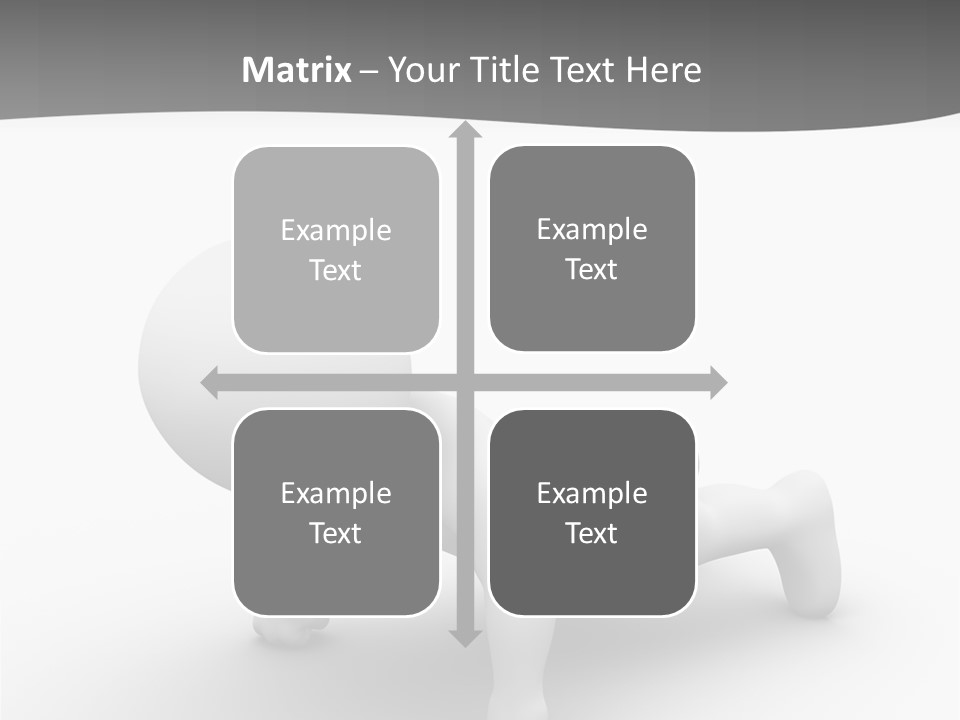 Character Biceps Energy PowerPoint Template