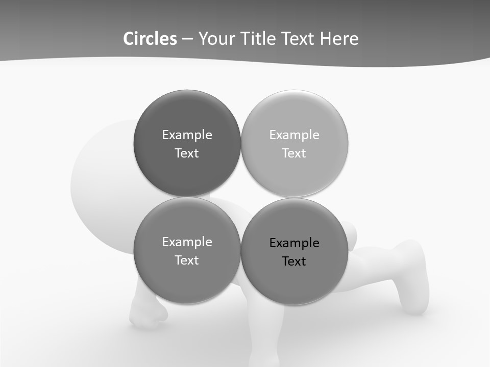 Character Biceps Energy PowerPoint Template