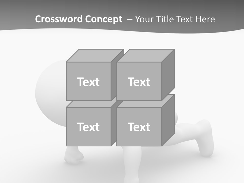 Character Biceps Energy PowerPoint Template