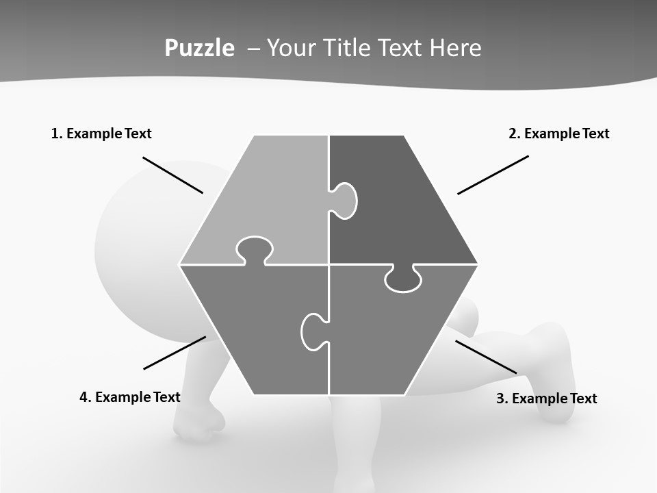 Character Biceps Energy PowerPoint Template