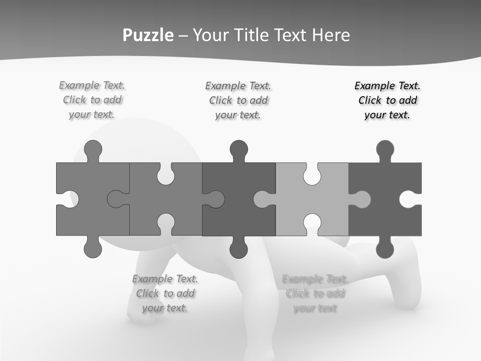 Character Biceps Energy PowerPoint Template