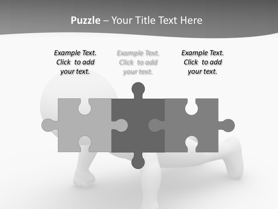 Character Biceps Energy PowerPoint Template