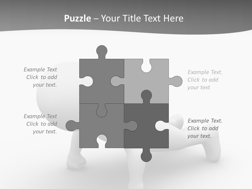 Character Biceps Energy PowerPoint Template