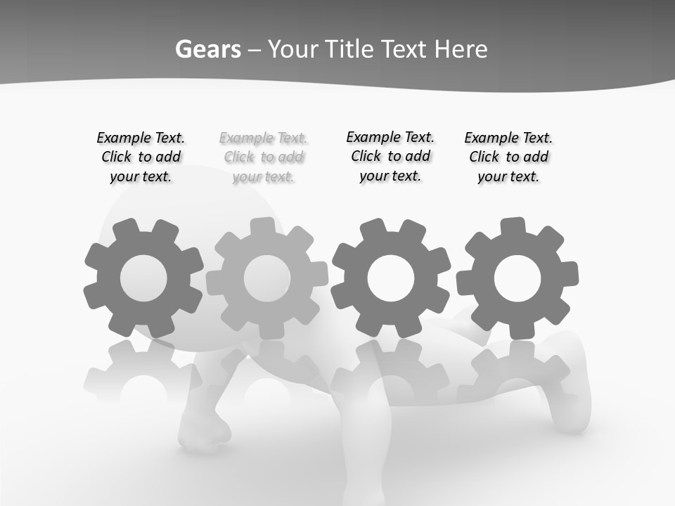 Character Biceps Energy PowerPoint Template