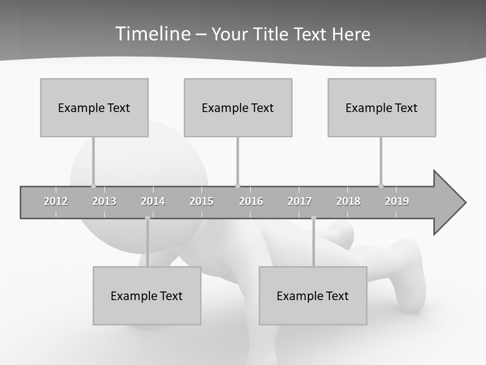 Character Biceps Energy PowerPoint Template