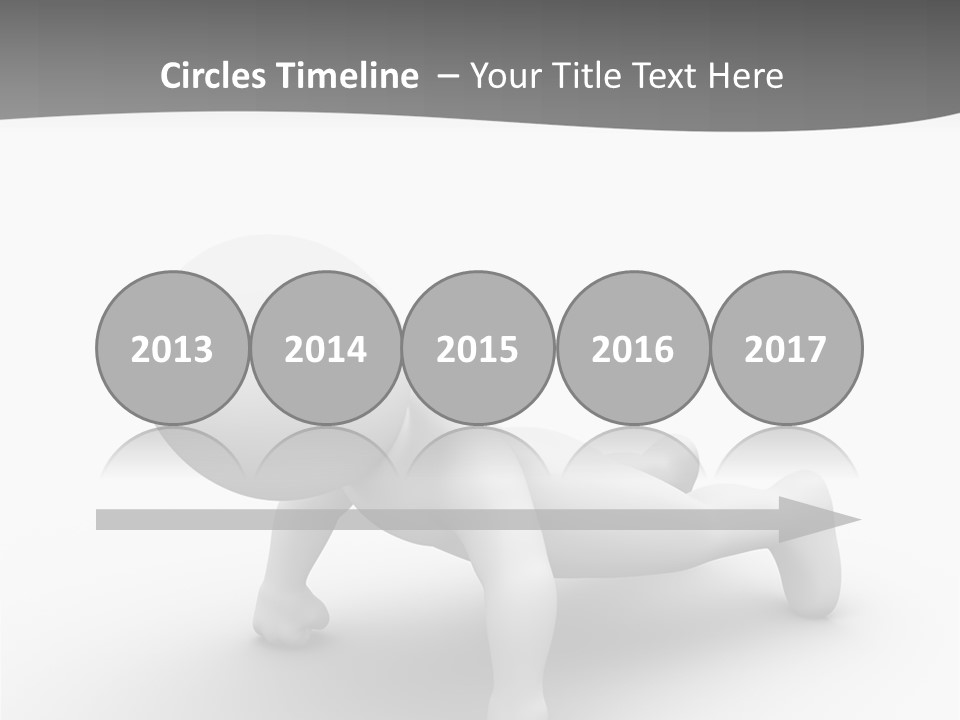 Character Biceps Energy PowerPoint Template